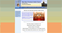 Desktop Screenshot of holyghost-ukrainian-catholic.org